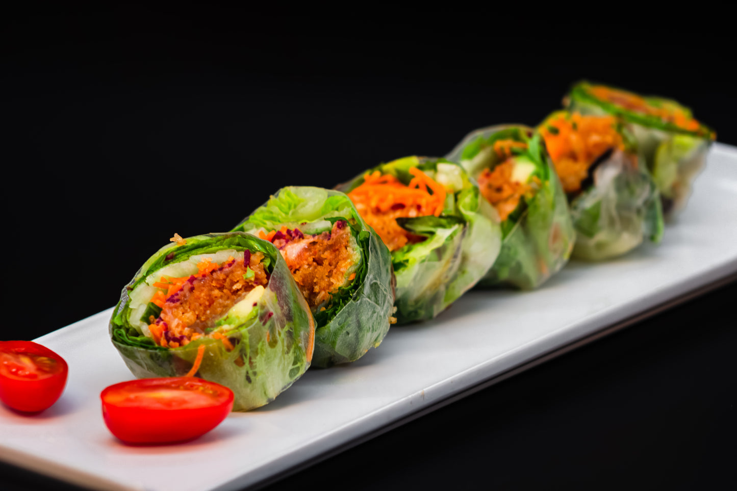 Spicy Salmon Rice Paper Roll (Spicy salmon RPR)