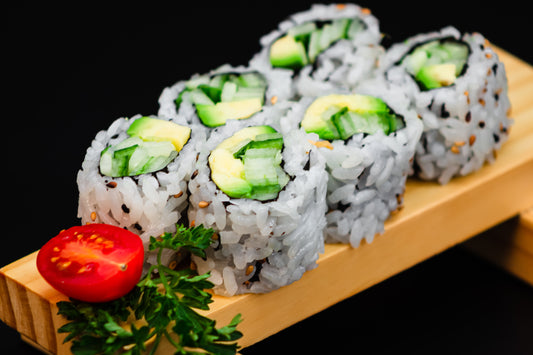 Avocado Cucumber Roll (for Vegetarian)