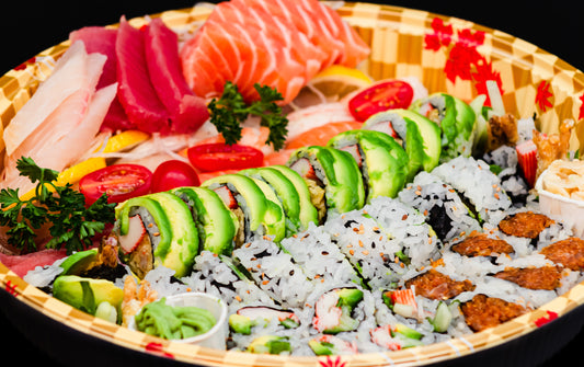 Sashimi & Sushi & Roll Platter B (57pcs)